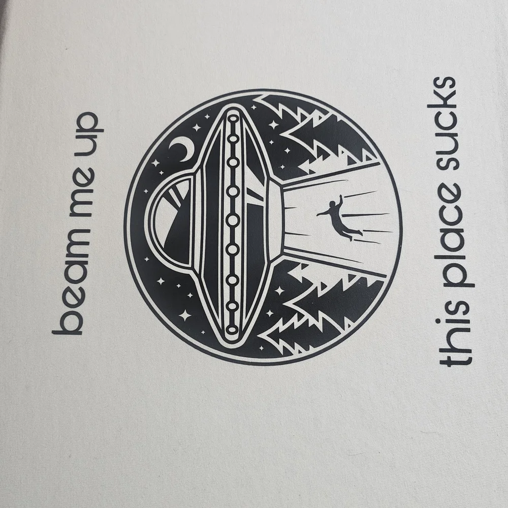 Time and Tru White Long Sleeve Tee - Picture 3 of 3